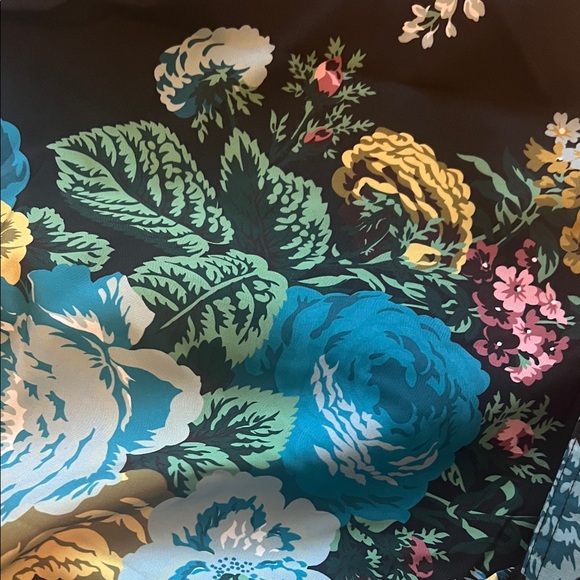 Tuckernuck Chloe Floral Belted Dress - Black, Yellow, Green - Picture 10 of 10